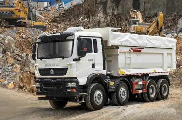 Sinotruk howo 8x4 tipper truck